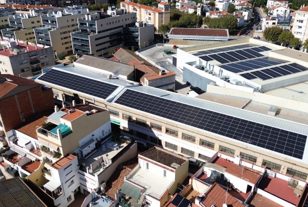 Autoconsumo instalado en Mataró por Som Energia